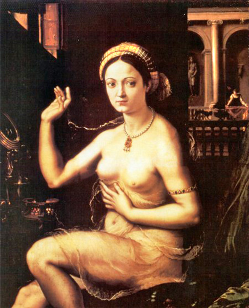 woman at toilet